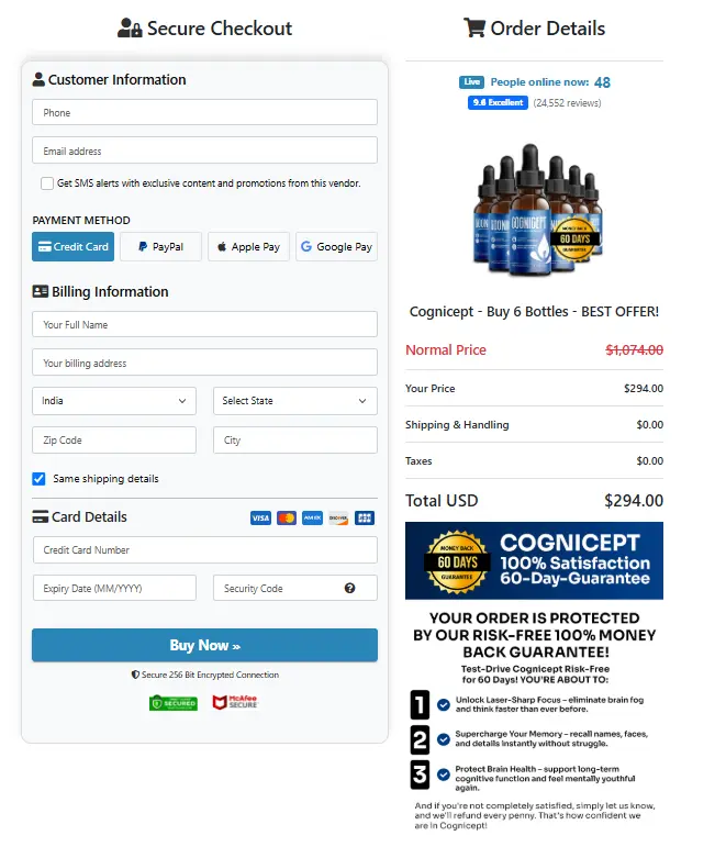Cognicept- Secure Page